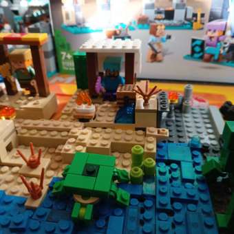 Конструктор LEGO Minecraft Экспедиция Стива по пустыне блочный: отзыв пользователя Детский Мир