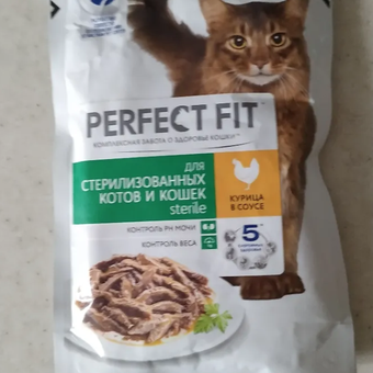 Корм для стерилизованных кошек PerfectFit с курицей в соусе 75г: отзыв пользователя магазина низких цен ЕЩЁ