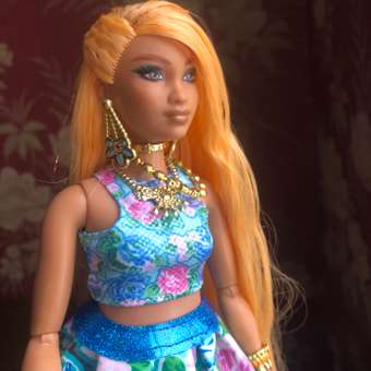 Кукла Barbie Экстра в синем платье HHN14: отзыв пользователя Детский Мир