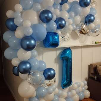 Воздушные шары набор Мишины шарики фотозона на праздник день рождения для мальчика 116 шт: отзыв пользователя Детский Мир