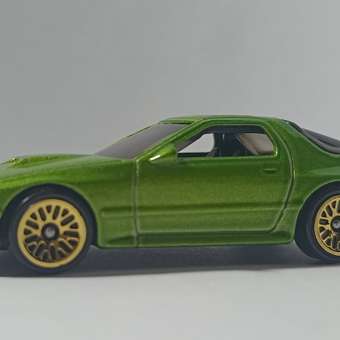 Автомобиль Hot Wheels Mazda Savanna RX-7 FC3S 1:64 инерционный зеленый: отзыв пользователя Детский Мир