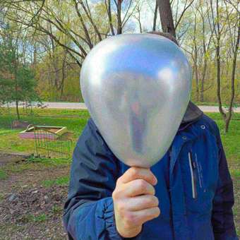 Набор воздушных шаров Bebelot Хром форма - сердце 100 шт 25 см разноцветные: отзыв пользователя Детский Мир
