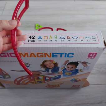 Конструктор Крибли Бу магнитный с крупными деталями сборный детская развивающая интересная игрушка от 3 лет: отзыв пользователя Детский Мир