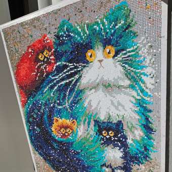 Алмазная мозаика Art on Canvas Котики в ассортименте: отзыв пользователя Детский Мир