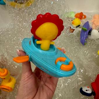 Игрушка для ванной Fisher Price Лодка со львом GMBT003A: отзыв пользователя Детский Мир