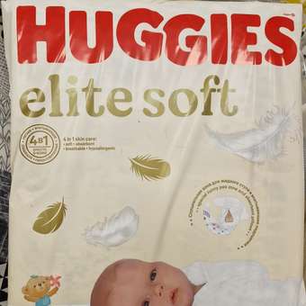 Подгузники Huggies Elite Soft для новорожденных 1 (3-5 кг) 100 шт.: отзыв пользователя ДетМир