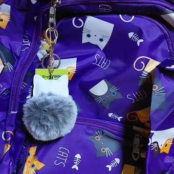 Рюкзак O GO с брелоком кошкой: отзыв пользователя Детский Мир