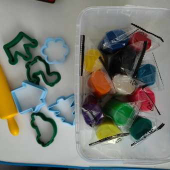 Пластилин Brauberg тесто для лепки набор 12 цветов с инструментами: отзыв пользователя Детский Мир