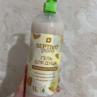 Гель для душа SEPTIVIT Premium Ванильный пломбир 1л: отзыв пользователя Детский Мир