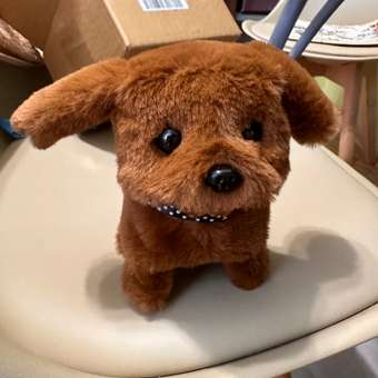 Интерактивная игрушка мягкая FAVORITSTAR DESIGN Собака с косточкой Дружик: отзыв пользователя Детский Мир