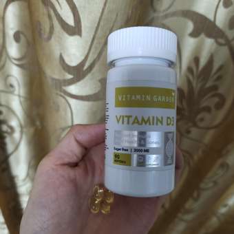 Витамин Д3 2000 ME VITAMIN GARDEN комплекс для иммунитета взрослых и подростков 90 капсул: отзыв пользователя Детский Мир