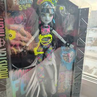 Кукла Monster High Монстр Фест Фрэнки HXH79: отзыв пользователя Детский Мир