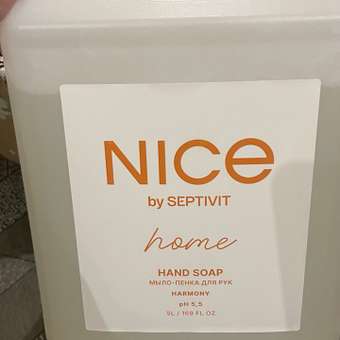 Мыло пенка NICE by Septivit Harmony 5л: отзыв пользователя Детский Мир