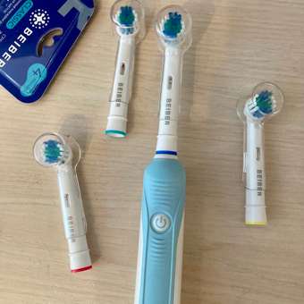 Насадка на зубную щетку BEIBER совместимая с Oral-b classic 4 шт: отзыв пользователя Детский Мир