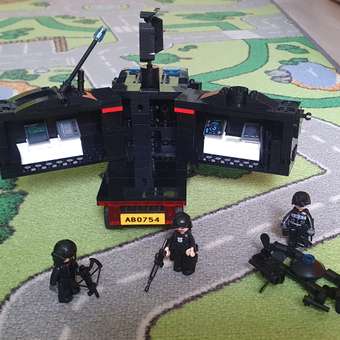 Конструктор SLUBAN Полиция Командная машина M38-B0773: отзыв пользователя Детский Мир