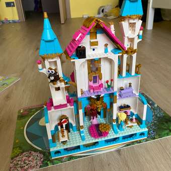 Конструктор QMAN Принцесса Лея: Цветочный замок 1169 деталей: отзыв пользователя Детский Мир