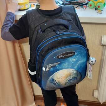 Рюкзак школьный SkyName анатомическая спинка: отзыв пользователя Детский Мир