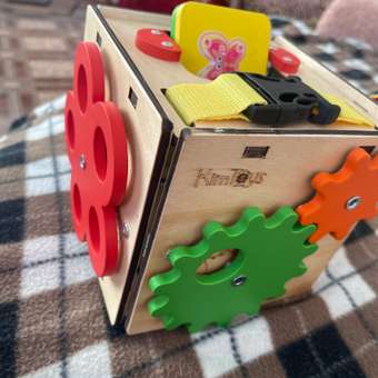 Бизиборд Бизикуб KimToys для девочек и мальчиков игрушка для малышей: отзыв пользователя Детский Мир