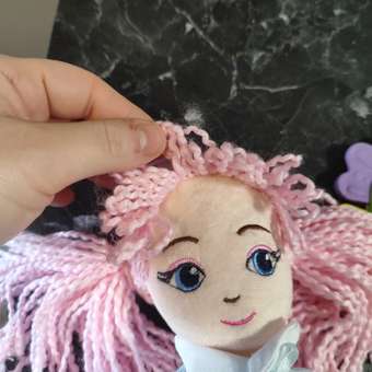 Кукла ABTOYS Мягкое сердце мягконабивная с розовыми волосами в шортах 35 см: отзыв пользователя Детский Мир