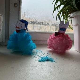 Набор для опытов Kiki растущие кристаллы Вырасти своего Снеговика подарок для ребенка: отзыв пользователя Детский Мир