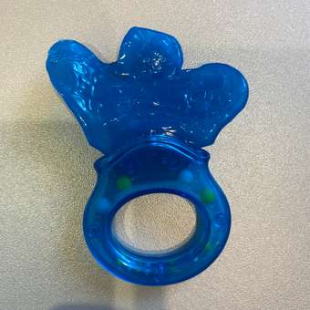 Прорезыватель Canpol Babies Лапка водный с погремушкой Голубой: отзыв пользователя Детский Мир