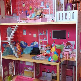 Дом для кукол Demi Star с аксессуарами 10 шт. OC-DH-004A: отзыв пользователя Детский Мир