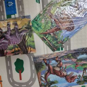 Комплект пазлов Лада Динозавры 4 шт: отзыв пользователя Детский Мир
