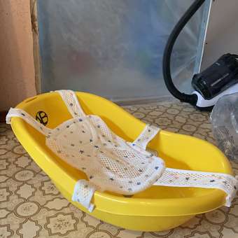Ванночка для купания AmaroBaby Raft желтая: отзыв пользователя Детский Мир