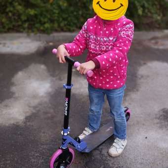 Самокат NOVATRACK для детей POLIS фиолетовый: отзыв пользователя Детский Мир