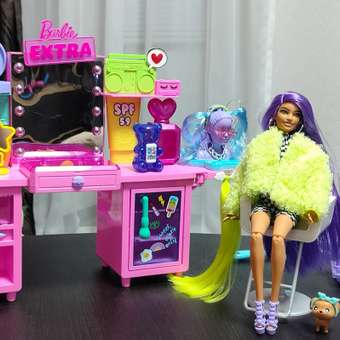 Набор игровой Barbie Экстра Туалетный столик с куклой и аксессуарами GYJ70: отзыв пользователя Детский Мир