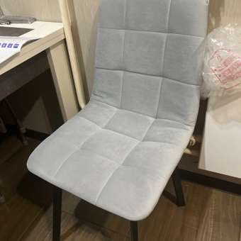 Комплект стульев Фабрикант 2 шт Oliver Square велюр светло-серый: отзыв пользователя Детский Мир