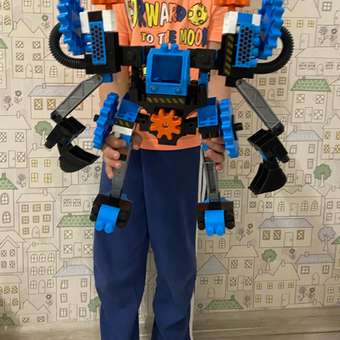 Конструктор BAUER с роботом и пилотом в коробке Technobot Голубой: отзыв пользователя Детский Мир