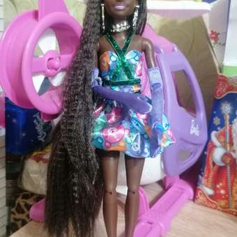 Кукла Barbie Экстра в фиолетовой куртке HHN13: отзыв пользователя Детский Мир