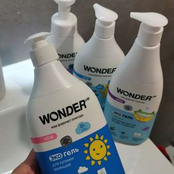 WONDER LAB Набор детские эко средства для малышей: эко гель для купания, эко мыло нейтральное, эко пена для подмывания, эко гель для игрушек: отзыв пользователя Детский Мир
