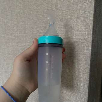 Бутылочка-ложка KUNDER ложка-дозатор обучающая для пюре и каши силиконовая 120 мл 6 м+: отзыв пользователя Детский Мир