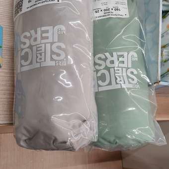 Простынь на резинке 160х200 см Mrs.Stretch Mr.Jersy натяжная полисатин цвет серый: отзыв пользователя Детский Мир