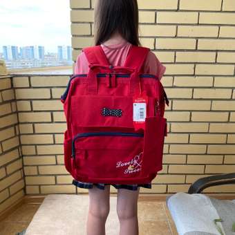 рюкзак школьный Journey 9953-1 красный: отзыв пользователя Детский Мир