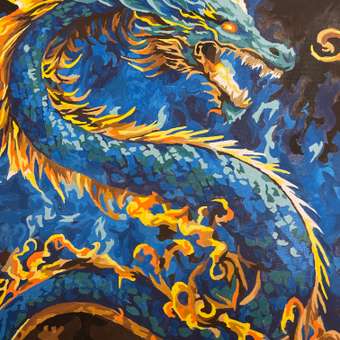 Картина по номерам Art on Canvas холст на подрамнике 40х50 см Дракон в огне: отзыв пользователя Детский Мир