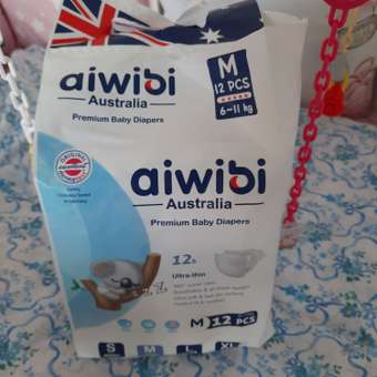 Подгузники детские AIWIBI Premium M (6-11 кг) 12 шт: отзыв пользователя Детский Мир