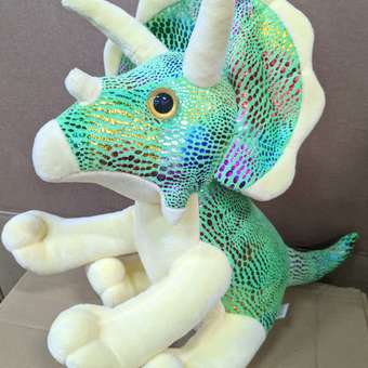 Мягкая игрушка Bebelot Динозаврик трицератопс 26 см: отзыв пользователя Детский Мир