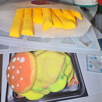 Набор для лепки Funny Kitchen Burger set малый SS500-40244: отзыв пользователя Детский Мир