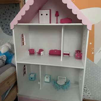 Большой набор мебели для кукол Alatoys 17 деревянных предметов для кукольного домика: отзыв пользователя Детский Мир