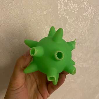 Игрушка для собак Пижон пищащая «Вирус» 10 см. зелёная: отзыв пользователя. Зоомагазин Зоозавр
