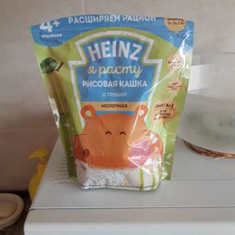 Каша молочная Heinz рисовая с грушей 200 г с 4 месяцев: отзыв пользователя ДетМир