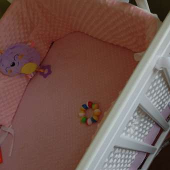 Бортики в кроватку Lemony kids Miracle 2 части по 180 см Розовый/молочный: отзыв пользователя Детский Мир