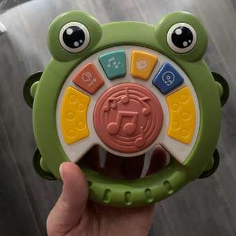 Музыкальная игрушка Zabiaka «Весёлая лягушка» звук свет: отзыв пользователя Детский Мир