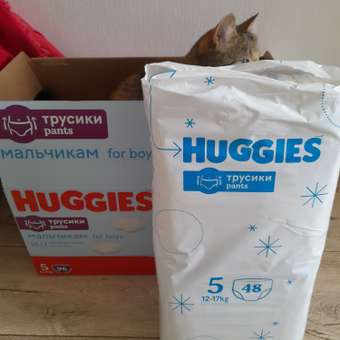 Трусики Huggies Ultra Comfort для мальчиков 5 (12-17 кг) 96 шт.: отзыв пользователя Детский Мир