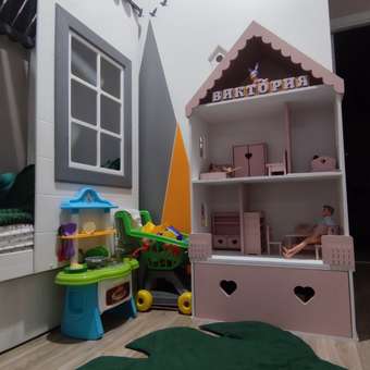 Кукольный дом Pema kids без окрашивания Материал МДФ: отзыв пользователя Детский Мир