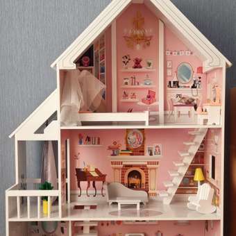 Кукольный домик PAREMO Стейси Авенью с мебелью 15 предметов: отзыв пользователя Детский Мир