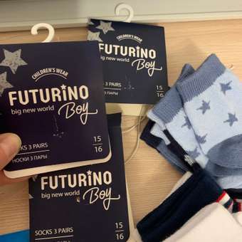 Носки 3 пары Futurino: отзыв пользователя ДетМир